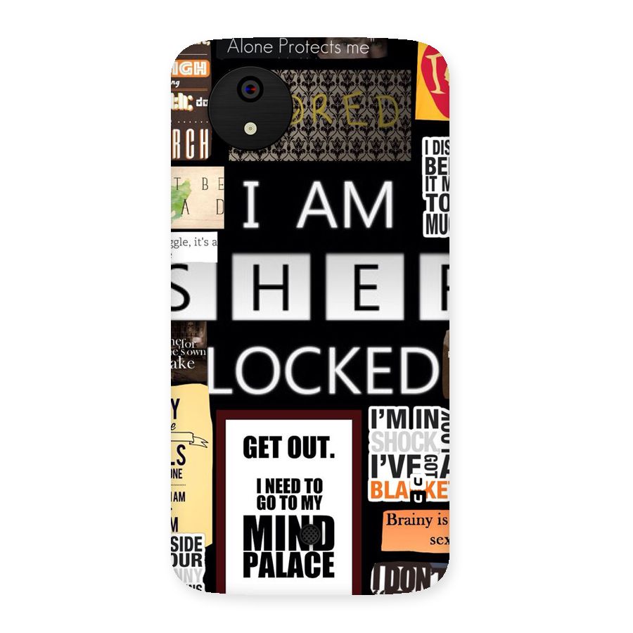 Mystery Pattern Back Case for Micromax Canvas A1