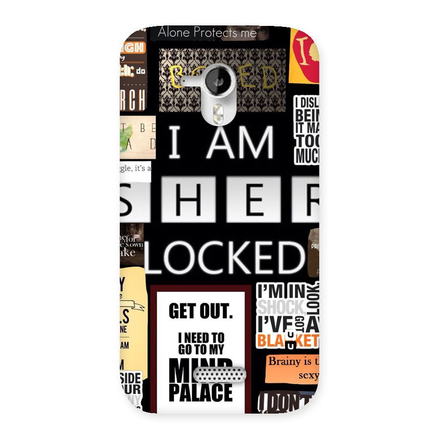 Mystery Pattern Back Case for Micromax Canvas HD A116