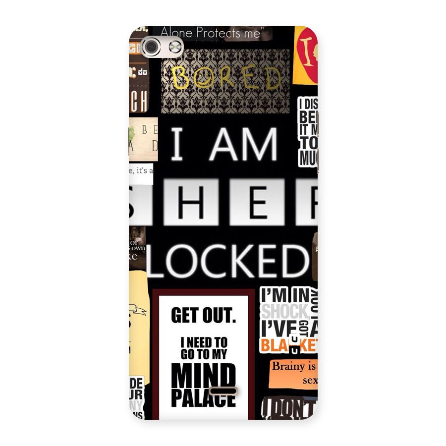 Mystery Pattern Back Case for Micromax Canvas Silver 5