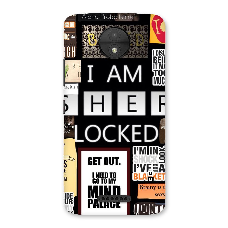 Mystery Pattern Back Case for Moto C