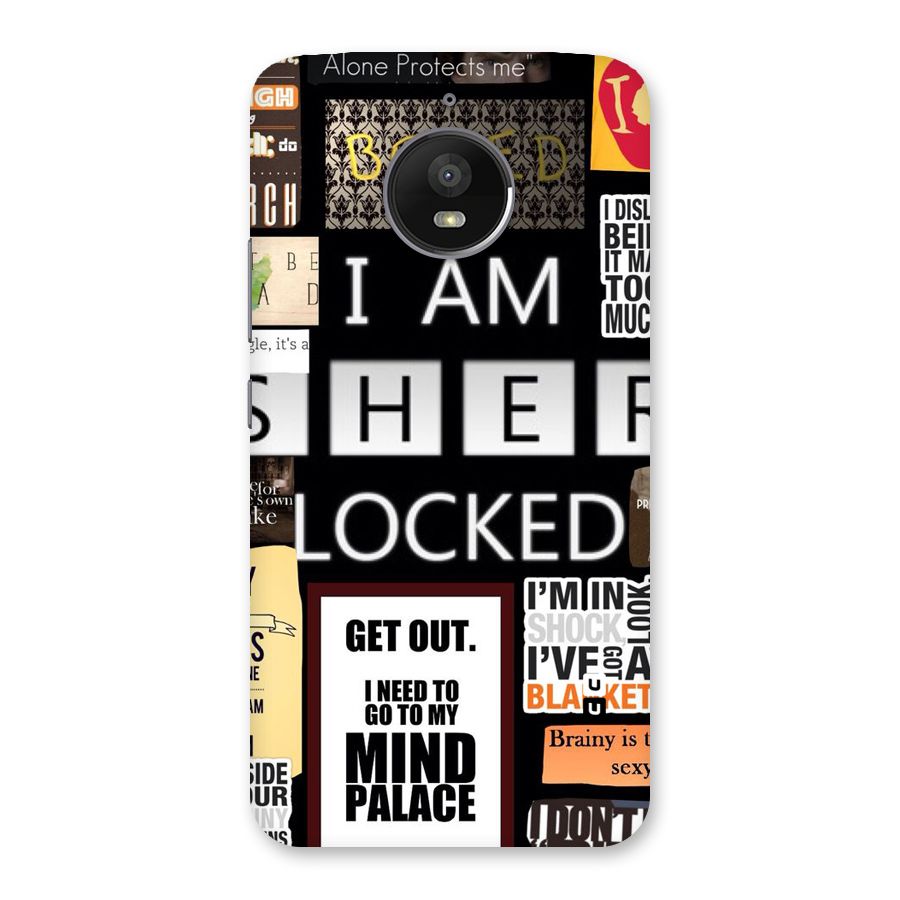 Mystery Pattern Back Case for Moto E4 Plus