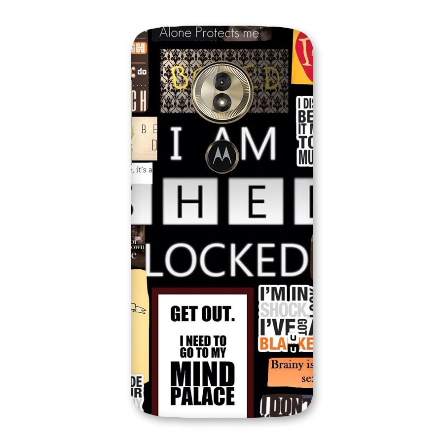 Mystery Pattern Back Case for Moto G6 Play