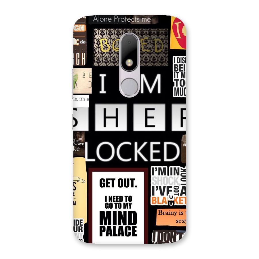 Mystery Pattern Back Case for Moto M