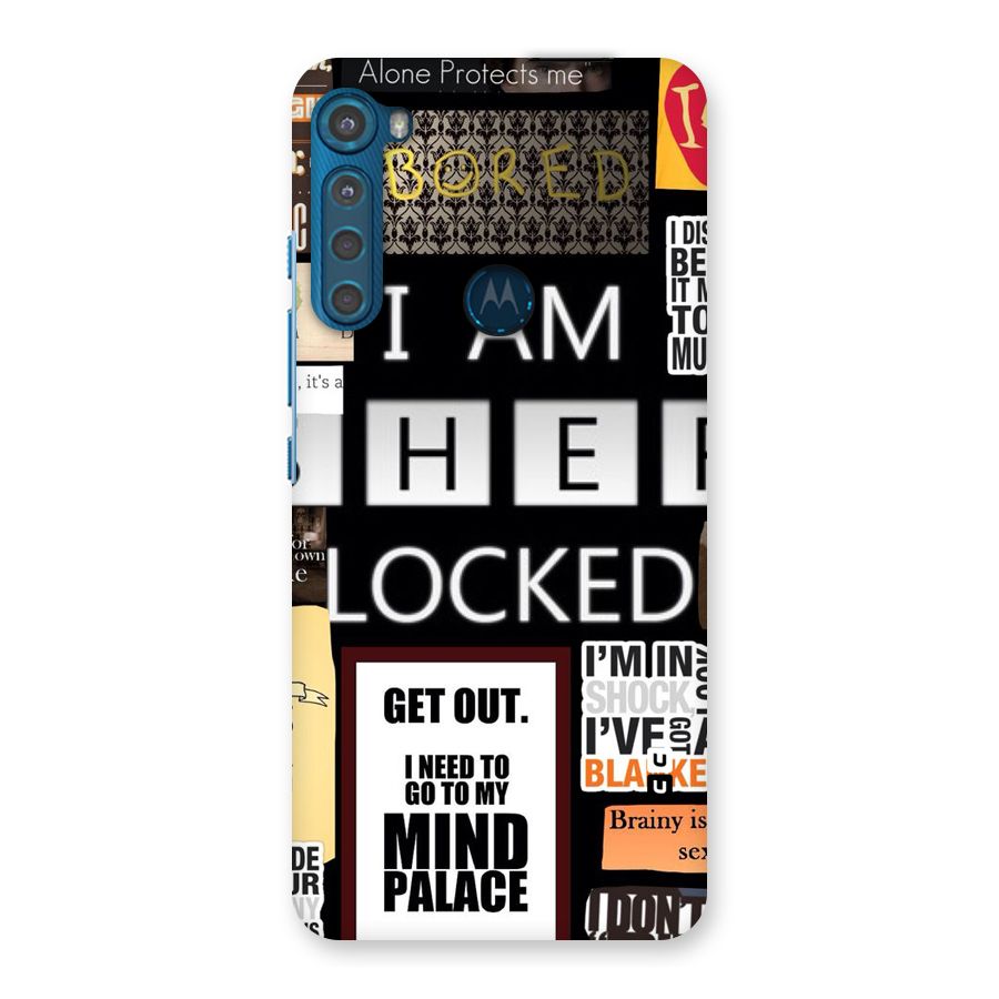 Mystery Pattern Back Case for Motorola One Fusion Plus