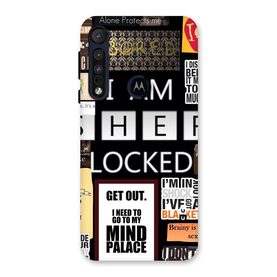 Mystery Pattern Back Case for Motorola One Macro