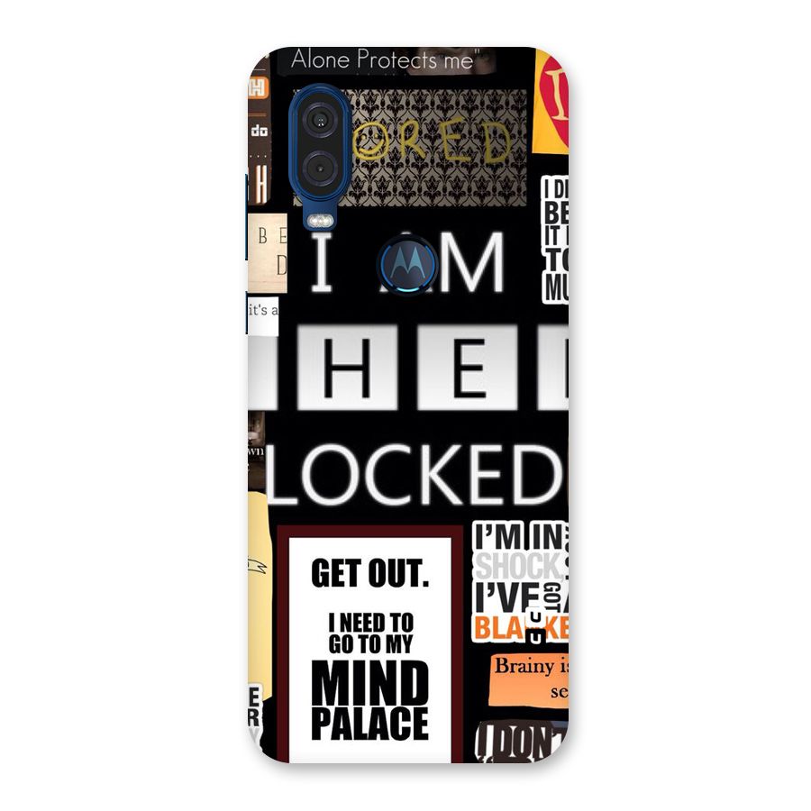 Mystery Pattern Back Case for Motorola One Vision