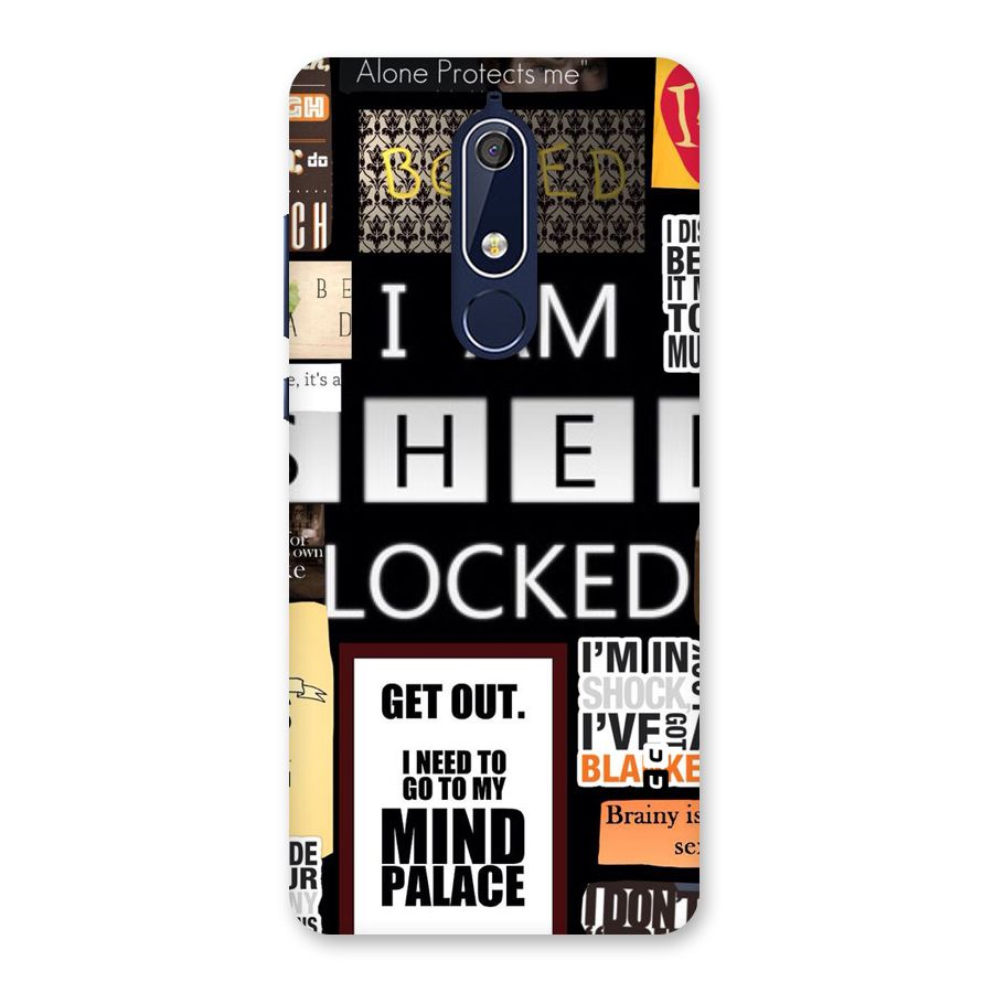Mystery Pattern Back Case for Nokia 5.1