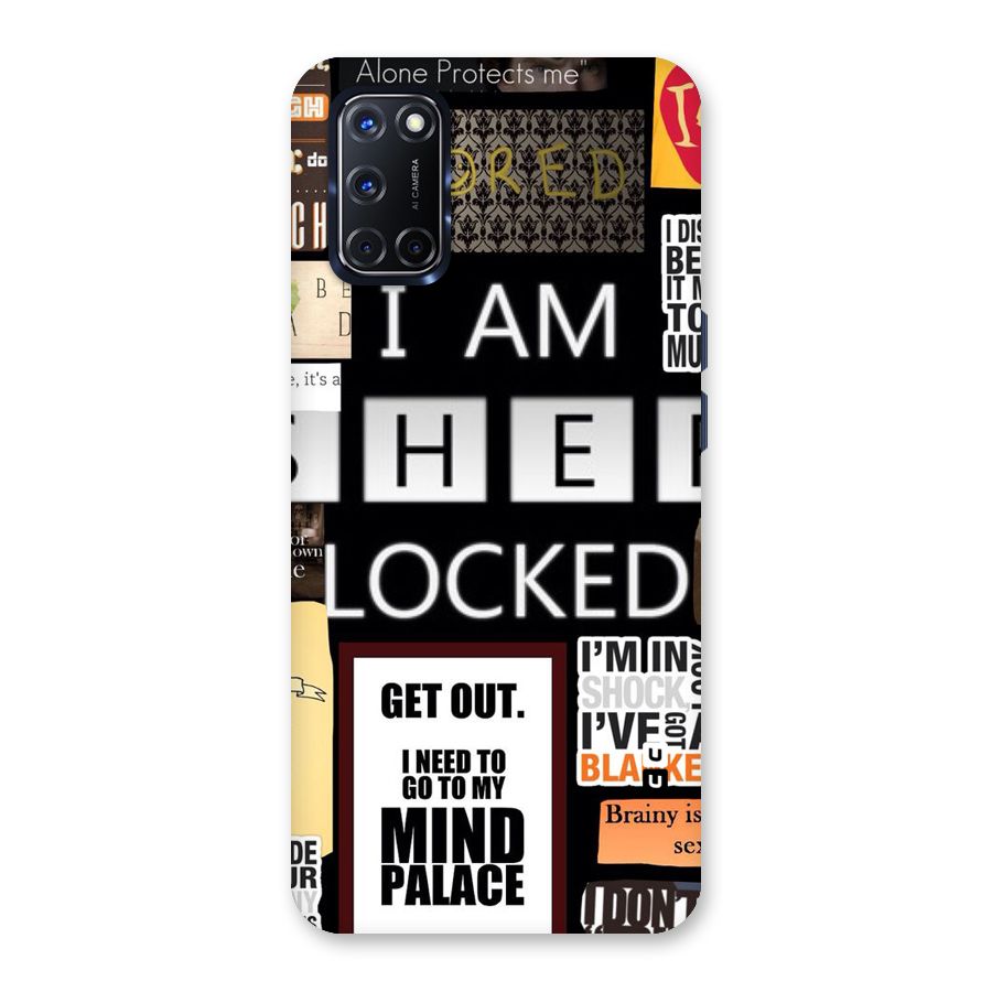 Mystery Pattern Back Case for Oppo A52