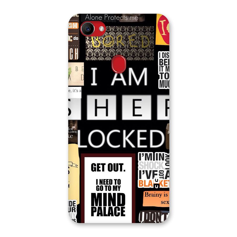 Mystery Pattern Back Case for Oppo F7