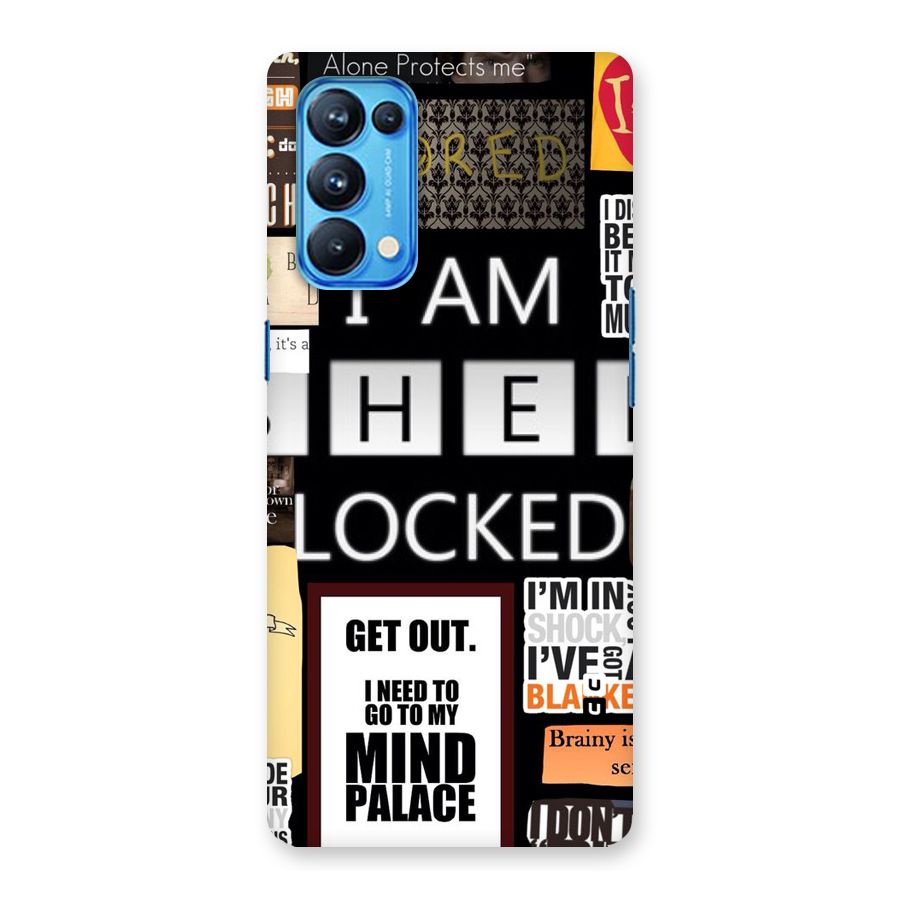 Mystery Pattern Back Case for Oppo Reno5 Pro 5G