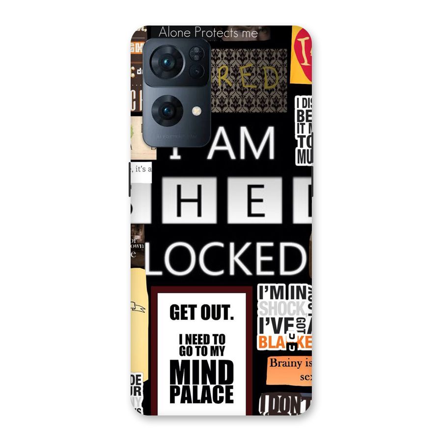 Mystery Pattern Back Case for Oppo Reno7 Pro 5G