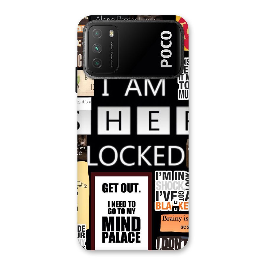 Mystery Pattern Back Case for Poco M3