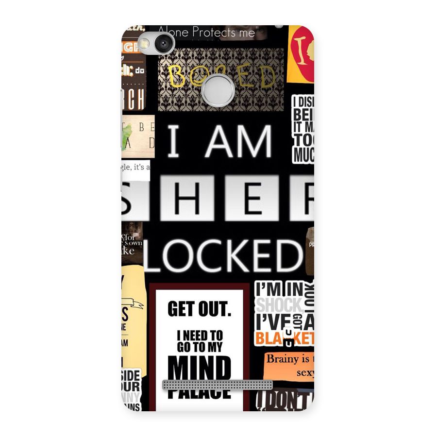 Mystery Pattern Back Case for Redmi 3S Prime