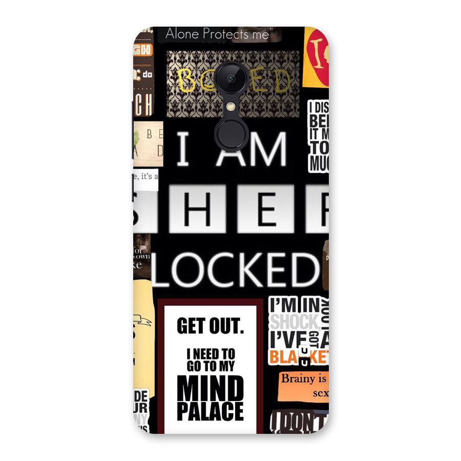 Mystery Pattern Back Case for Redmi 5