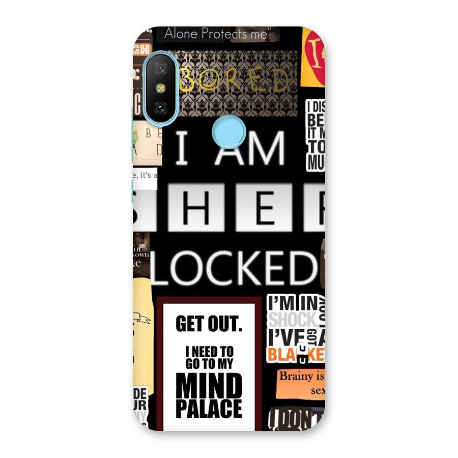 Mystery Pattern Back Case for Redmi 6 Pro