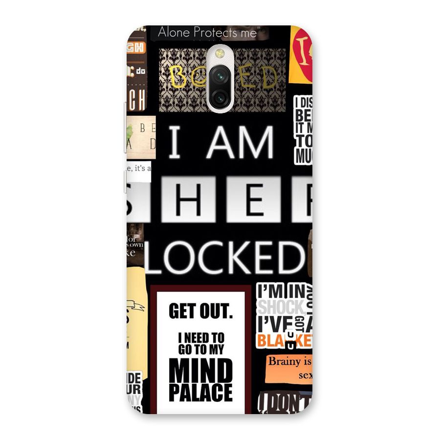 Mystery Pattern Back Case for Redmi 8A Dual