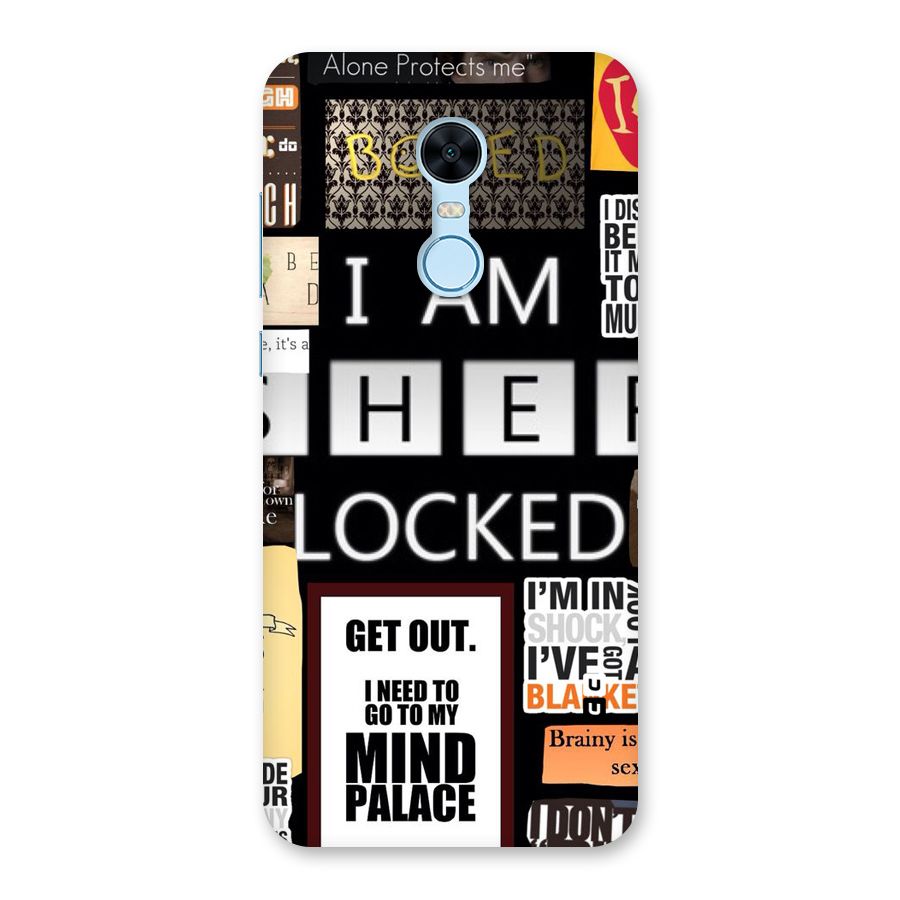 Mystery Pattern Back Case for Redmi Note 5