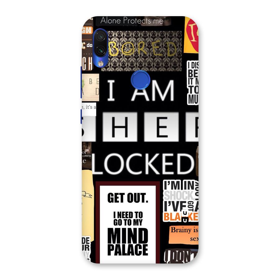 Mystery Pattern Back Case for Redmi Note 7S