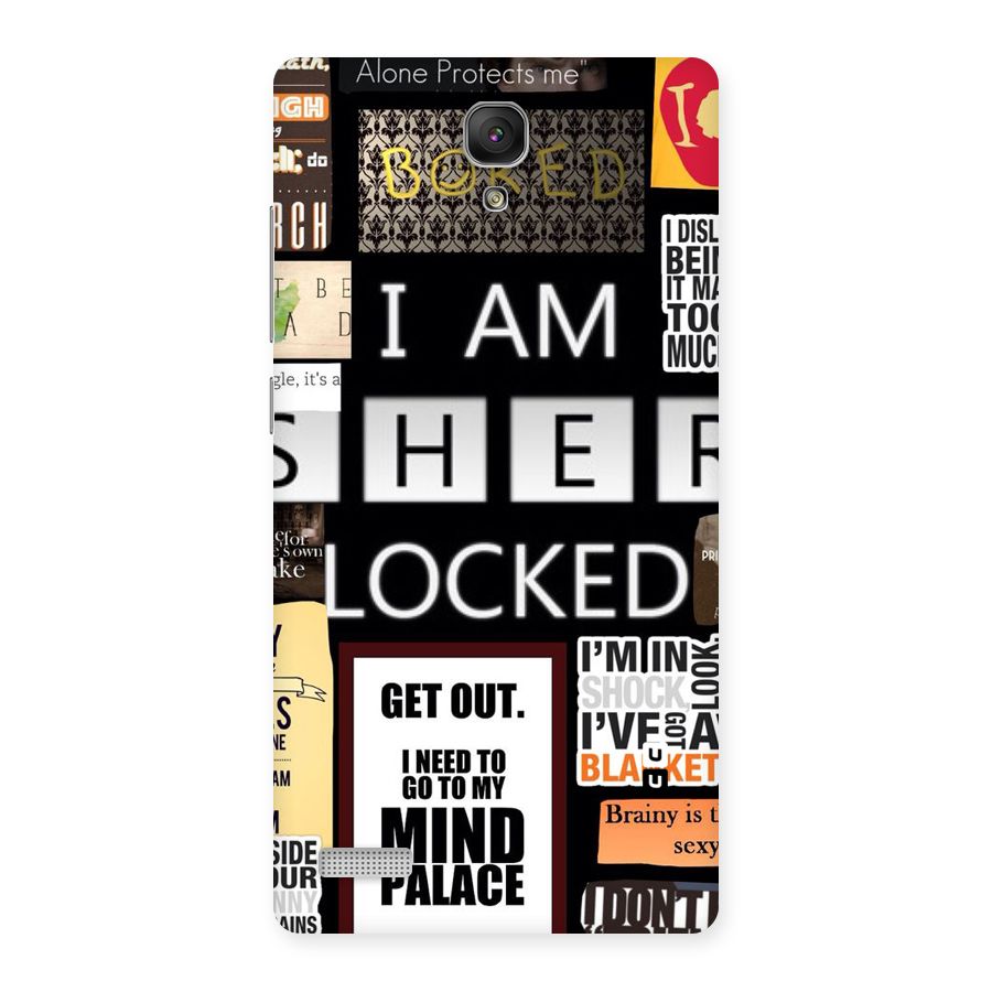 Mystery Pattern Back Case for Redmi Note Prime