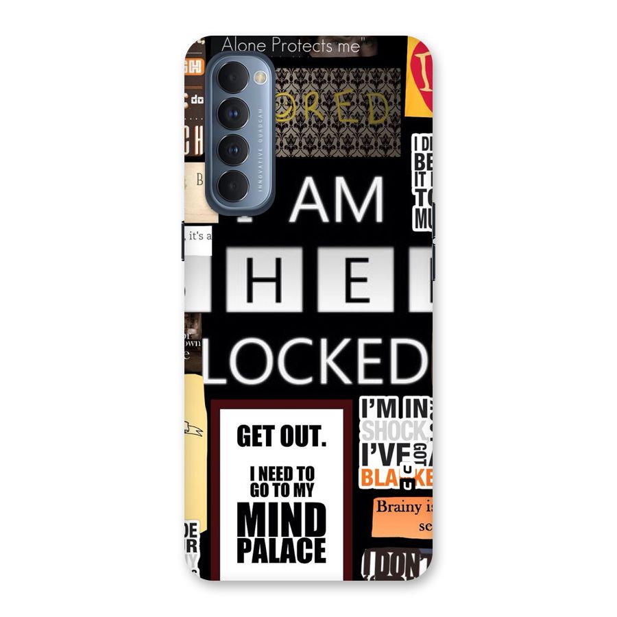 Mystery Pattern Back Case for Reno4 Pro