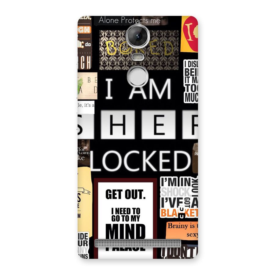 Mystery Pattern Back Case for Vibe K5 Note