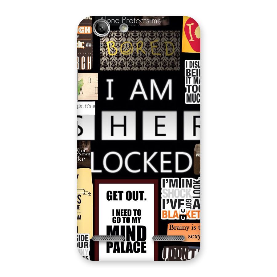 Mystery Pattern Back Case for Vibe K5 Plus
