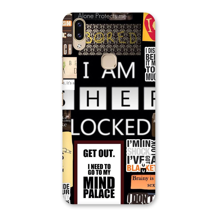 Mystery Pattern Back Case for Vivo V9