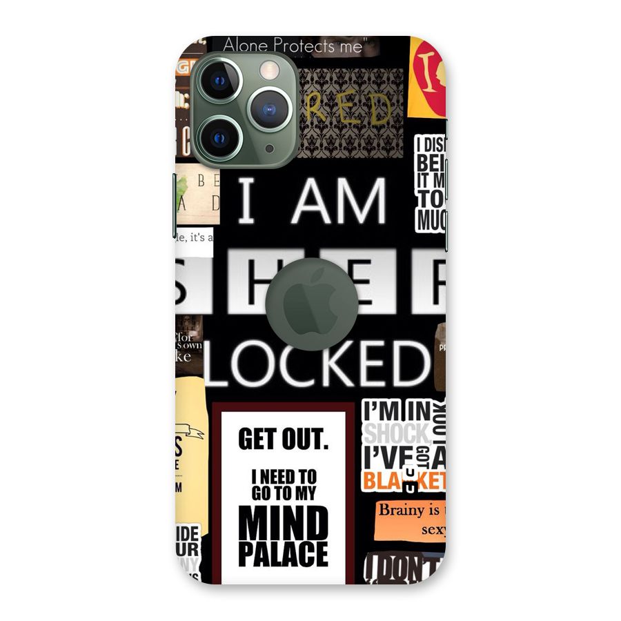 Mystery Pattern Back Case for iPhone 11 Pro Logo  Cut