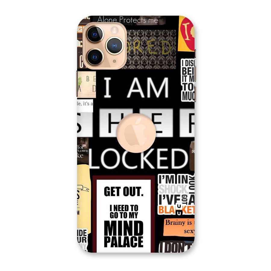 Mystery Pattern Back Case for iPhone 11 Pro Max Logo Cut