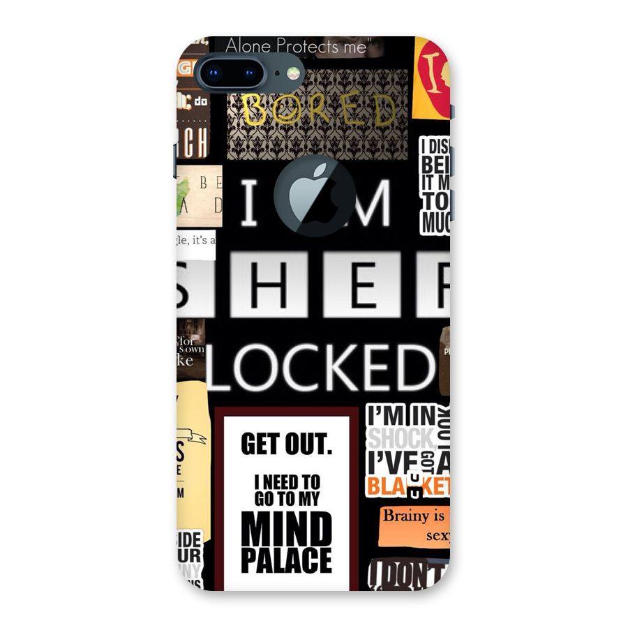 Mystery Pattern Back Case for iPhone 7 Plus Logo Cut