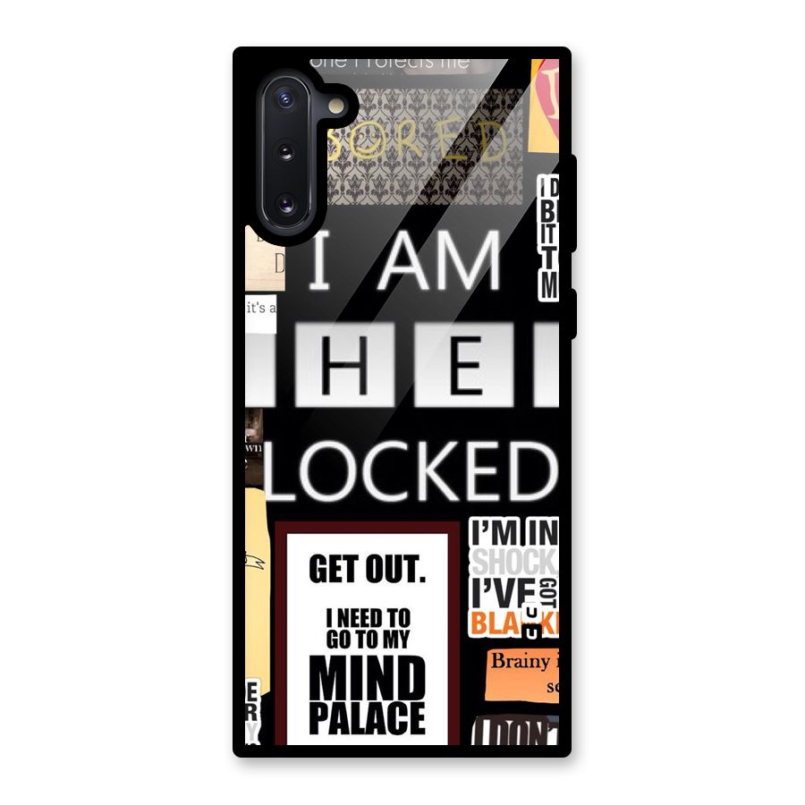 Mystery Pattern Glass Back Case for Galaxy Note 10