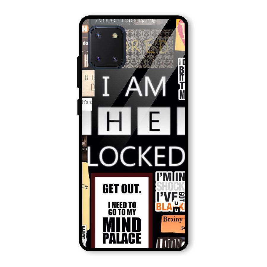 Mystery Pattern Glass Back Case for Galaxy Note 10 Lite