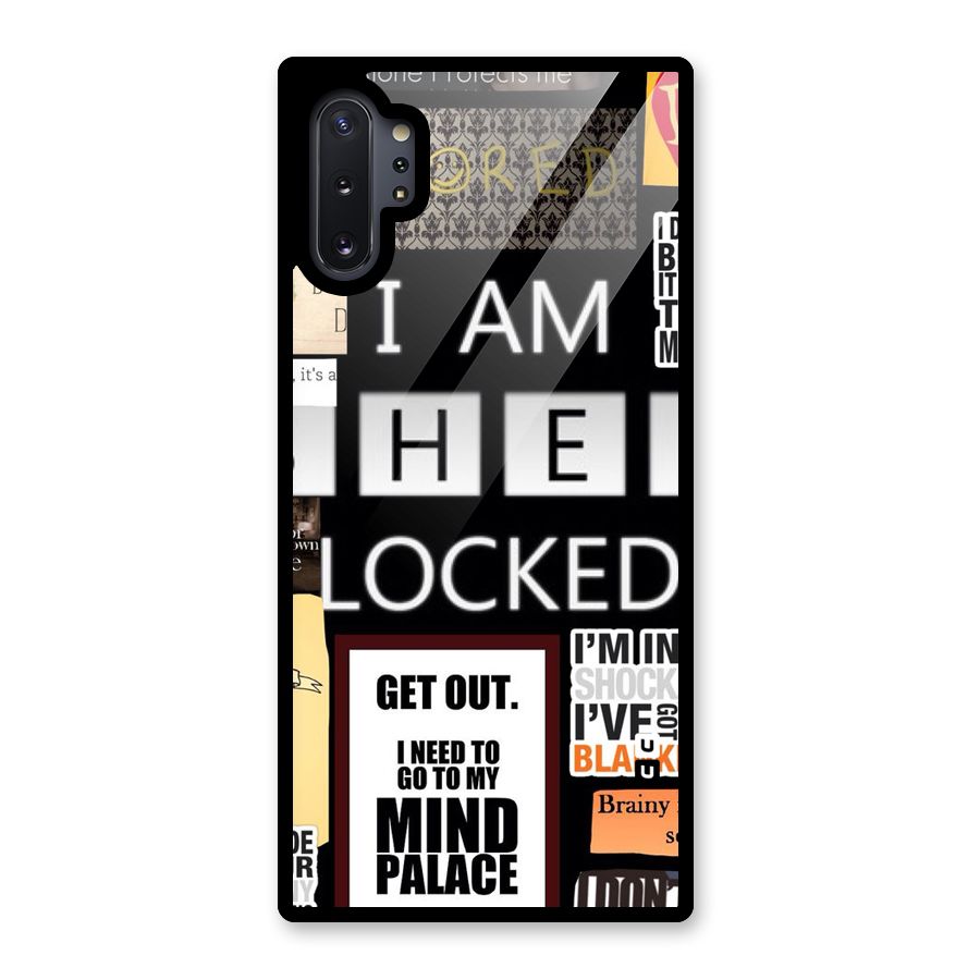 Mystery Pattern Glass Back Case for Galaxy Note 10 Plus