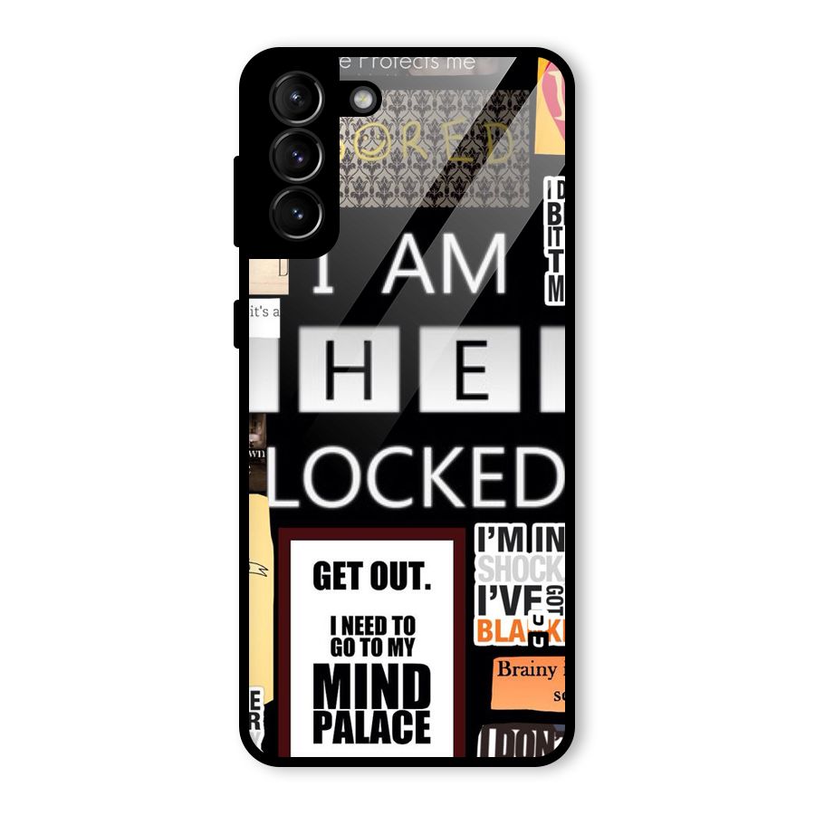 Mystery Pattern Glass Back Case for Galaxy S21 Plus
