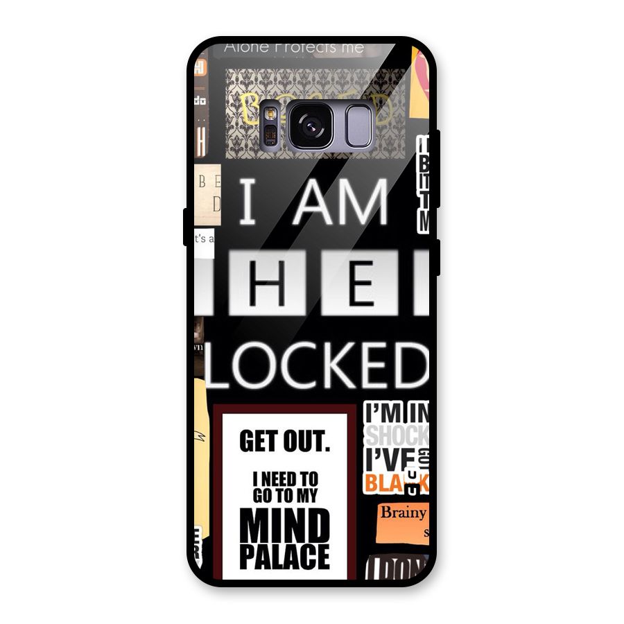 Mystery Pattern Glass Back Case for Galaxy S8
