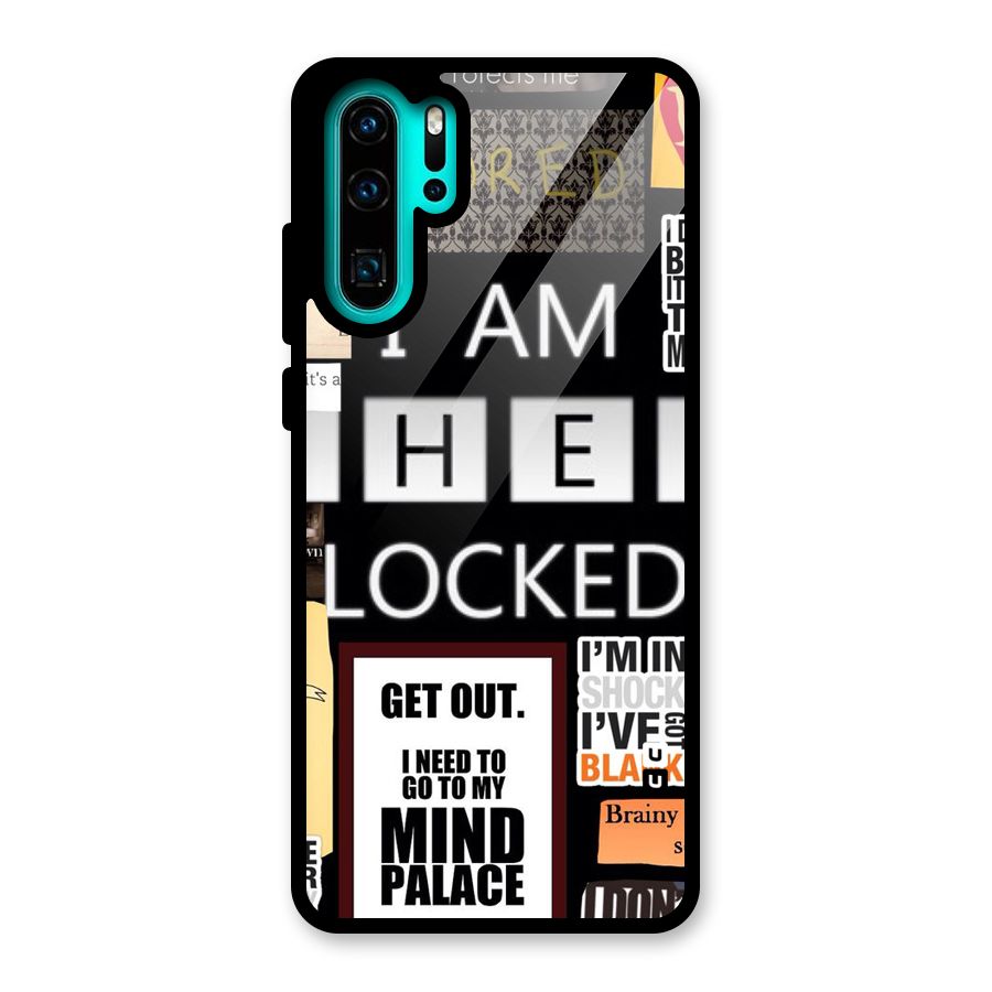 Mystery Pattern Glass Back Case for Huawei P30 Pro