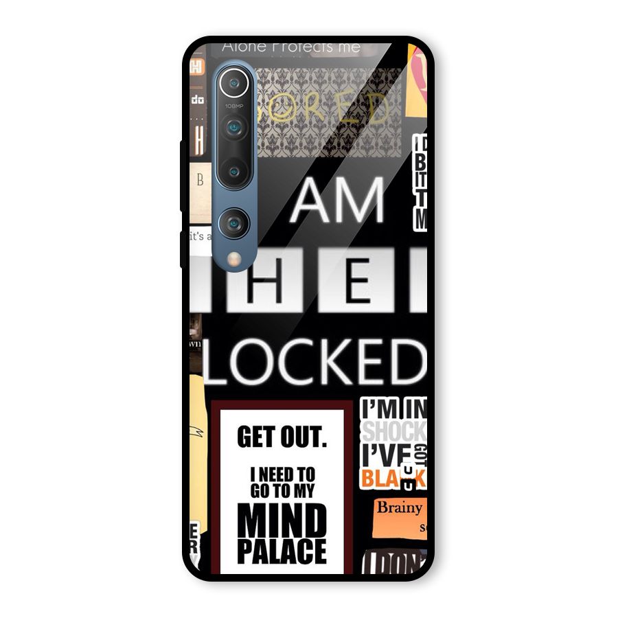 Mystery Pattern Glass Back Case for Mi 10