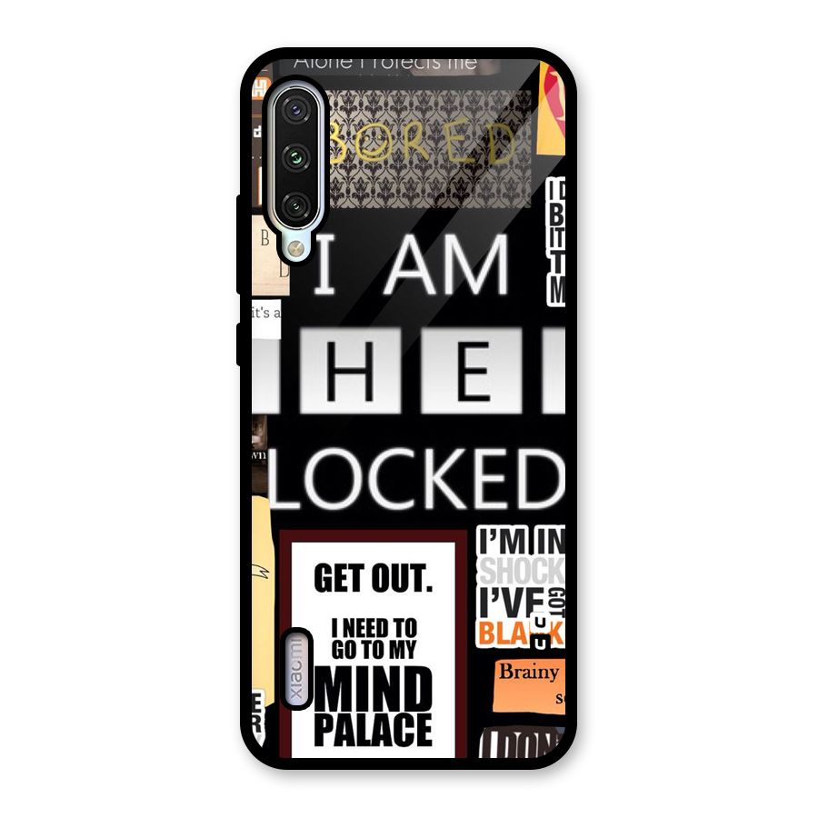 Mystery Pattern Glass Back Case for Mi A3