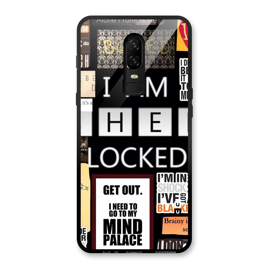 Mystery Pattern Glass Back Case for OnePlus 6