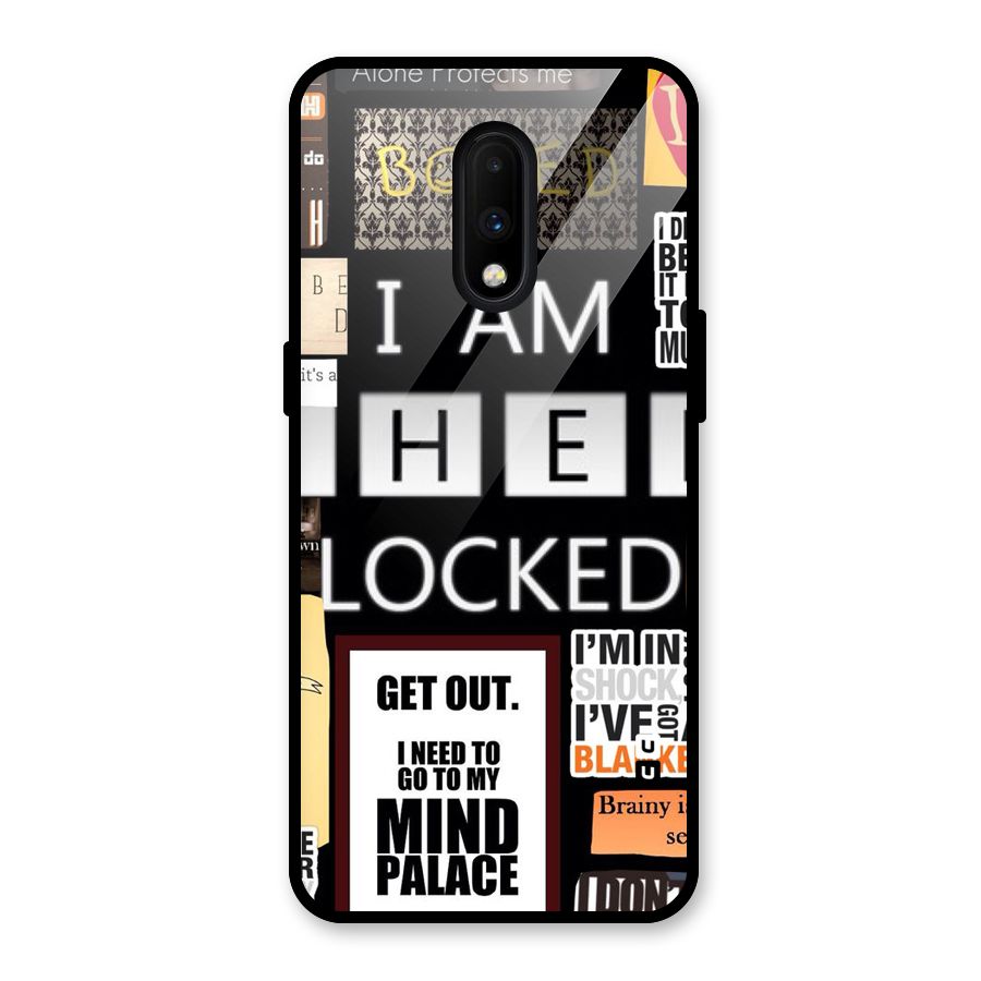 Mystery Pattern Glass Back Case for OnePlus 7