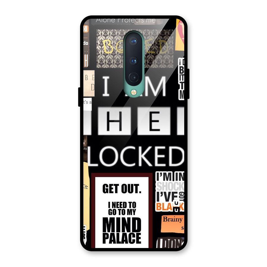 Mystery Pattern Glass Back Case for OnePlus 8