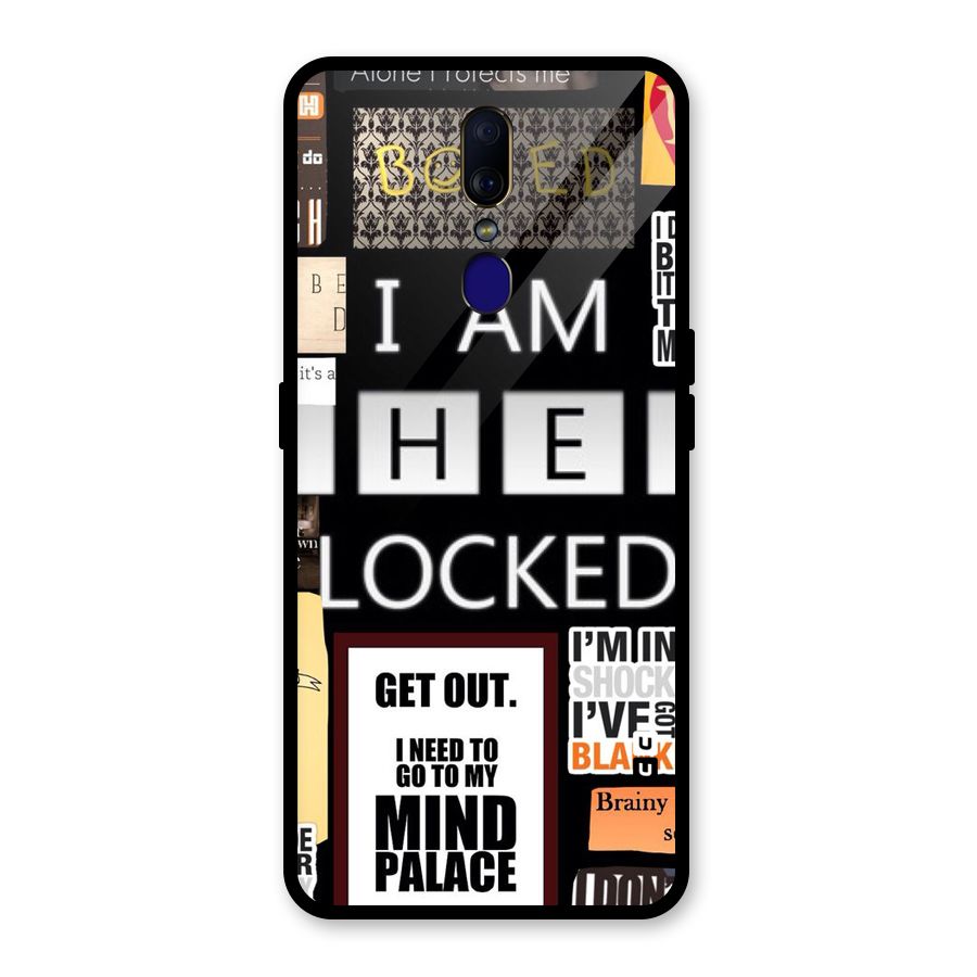Mystery Pattern Glass Back Case for Oppo F11