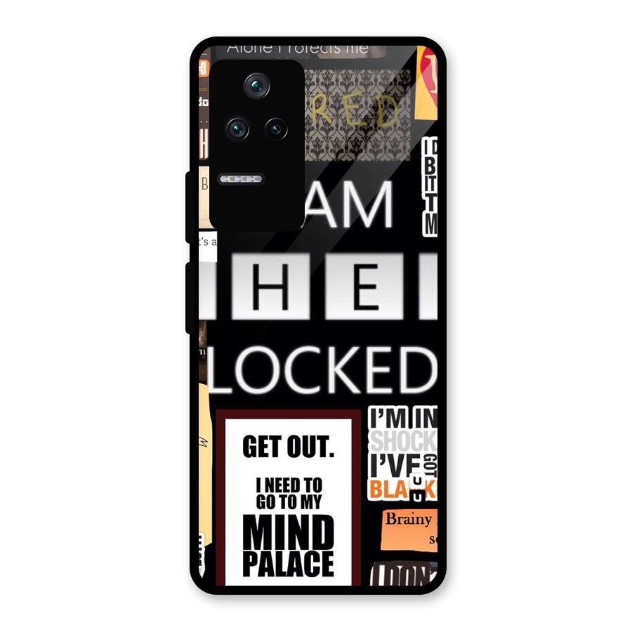 Mystery Pattern Glass Back Case for Poco F4 5G