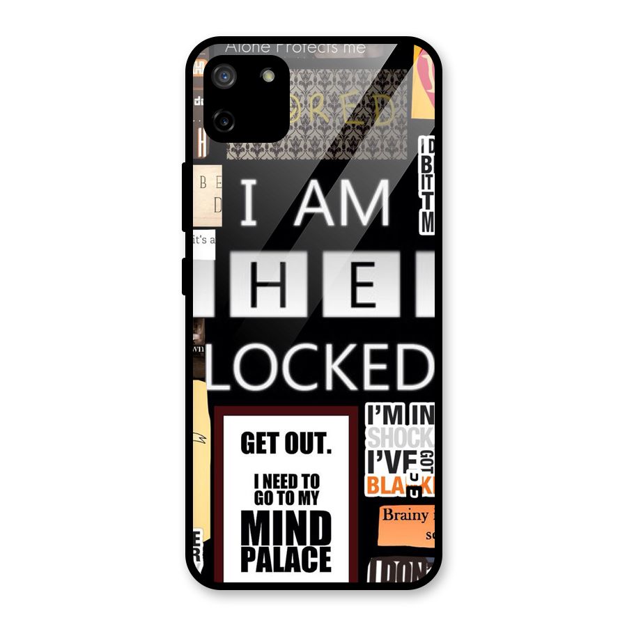 Mystery Pattern Glass Back Case for Realme C11