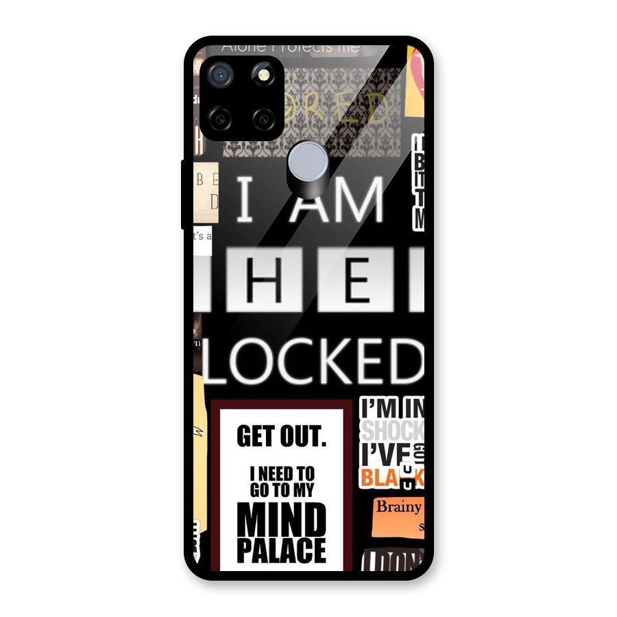 Mystery Pattern Glass Back Case for Realme C12
