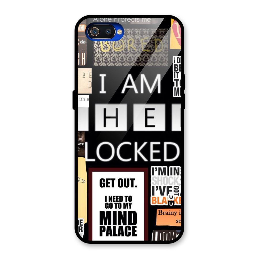 Mystery Pattern Glass Back Case for Realme C2