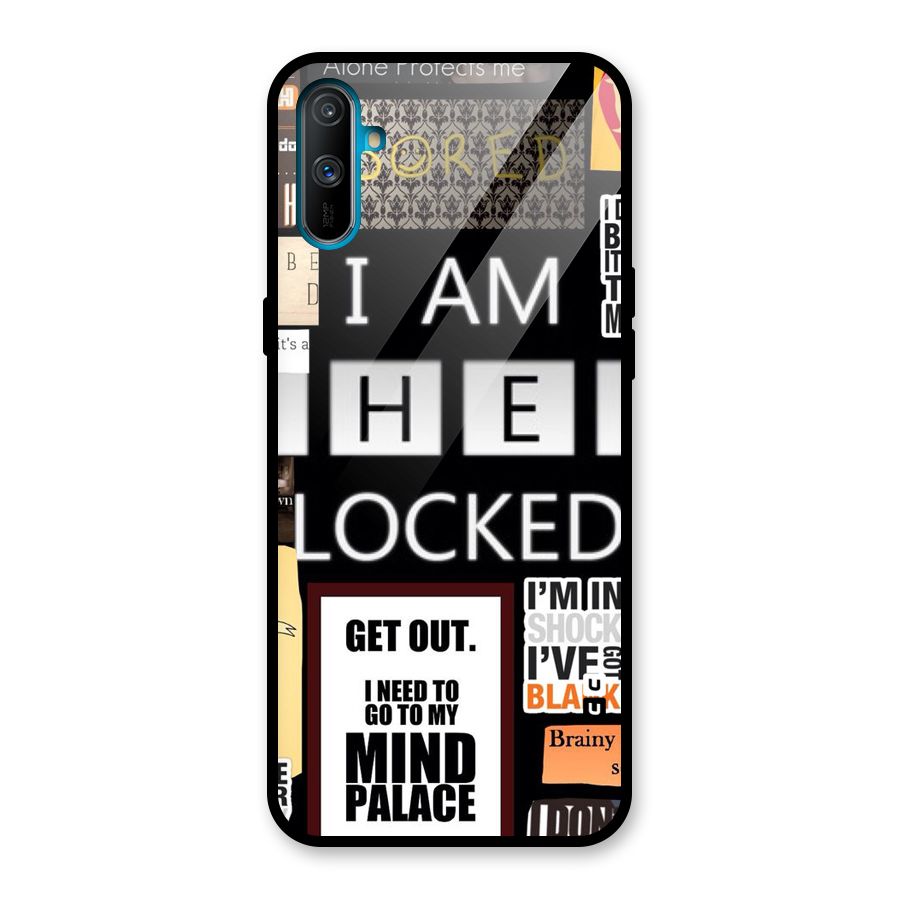Mystery Pattern Glass Back Case for Realme C3