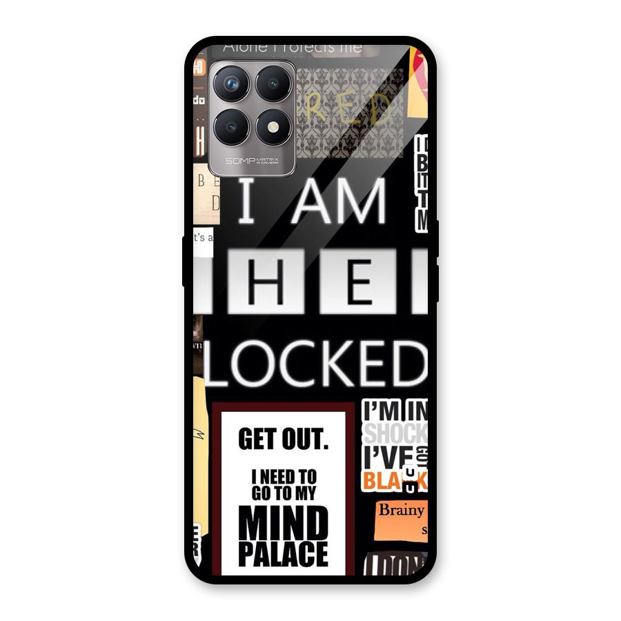 Mystery Pattern Glass Back Case for Realme Narzo 50