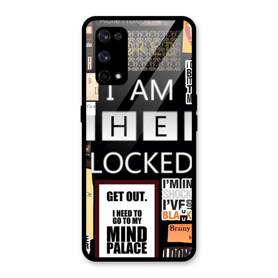 Mystery Pattern Glass Back Case for Realme X7 Pro