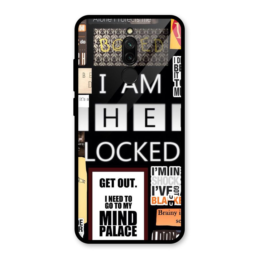 Mystery Pattern Glass Back Case for Redmi 8